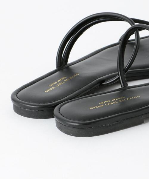 green label relaxing（グリーンレーベルリラクシング）の「◆CFC フラットサンダル(1.0cmヒール)（サンダル・レディース・ブラック/ベージュ/ゴールド/モカ/その他1・S/M/L）」の7枚目の写真