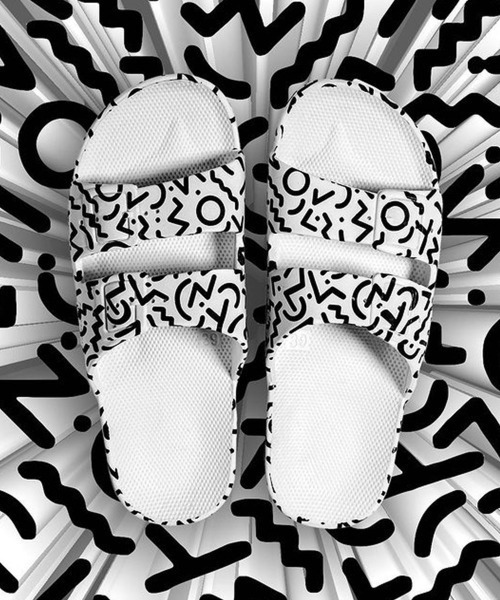 FREEDOM MOSES（フリーダム モーゼ）の「「FREEDOM MOSES / フリーダムモーゼ」サンダル コアシリーズ レディース（サンダル・レディース・ベージュ×ブラック/ブラック×シルバー/イエロー/グレー系カモフラージュ/ホワイト×ブラック/ピンク/グリーン系カモフラージュ/ブラック×ホワイト/ブラック/ブラウン/イエロー×ブラック/カーキ/ホワイト/イエロー系その他・XL/S/L/XXL/XS/M）」の2枚目の写真