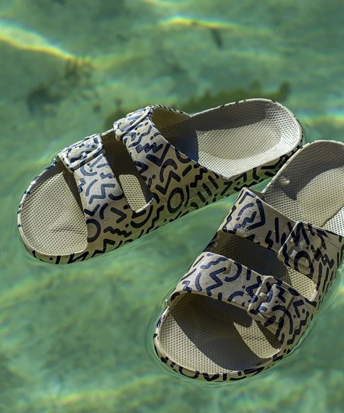 FREEDOM MOSES（フリーダム モーゼ）の「「FREEDOM MOSES / フリーダムモーゼ」サンダル コアシリーズ レディース（サンダル・レディース・ベージュ×ブラック/ブラック×シルバー/イエロー/グレー系カモフラージュ/ホワイト×ブラック/ピンク/グリーン系カモフラージュ/ブラック×ホワイト/ブラック/ブラウン/イエロー×ブラック/カーキ/ホワイト/イエロー系その他・XL/S/L/XXL/XS/M）」の8枚目の写真