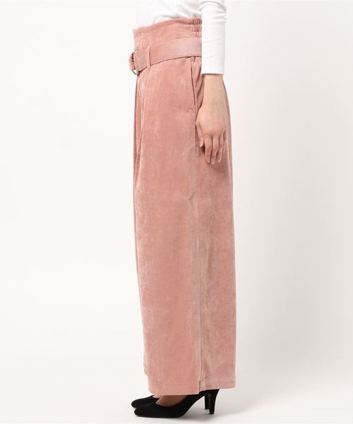 RAG MACHINE（ラグマシーン）の「【RAG MACHINE】サマーコールワイドパンツ（その他パンツ・レディース・オフホワイト/ブルー/ライトピンク・M/L）」の4枚目の写真