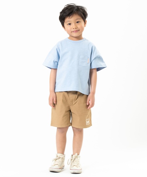 Lee(リー)の「LEE/リー アスレチックショートパンツ(その他パンツ・キッズ・ブラック/ライトブルー/ベージュ/パープル/レッド/ネイビー/インディゴブルー/イエロー/ミント/サーモンピンク・90cm/120cm/100cm/110cm/130cm/90㎝)」の4枚目の写真