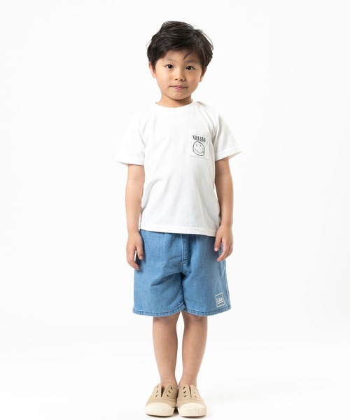 Lee(リー)の「LEE/リー アスレチックショートパンツ(その他パンツ・キッズ・ブラック/ライトブルー/ベージュ/パープル/レッド/ネイビー/インディゴブルー/イエロー/ミント/サーモンピンク・90cm/120cm/100cm/110cm/130cm/90㎝)」の1枚目の写真
