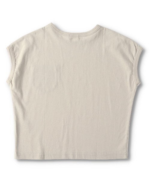 BRANSHES(ブランシェス)の「【プチプラ】ポケット付き袖Tシャツ(Tシャツ/カットソー・キッズ・ベージュ/カーキオリーブ・90cm/100cm/110cm/120cm/130cm/140cm/150cm)」の9枚目の写真