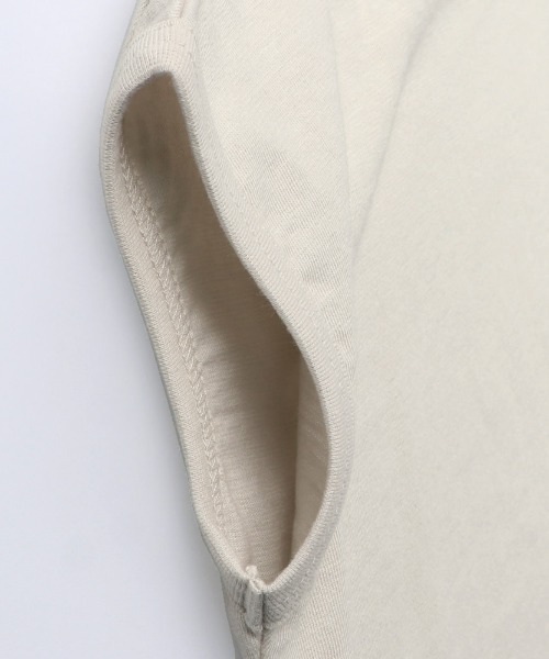 BRANSHES(ブランシェス)の「【プチプラ】ポケット付き袖Tシャツ(Tシャツ/カットソー・キッズ・ベージュ/カーキオリーブ・90cm/100cm/110cm/120cm/130cm/140cm/150cm)」の4枚目の写真