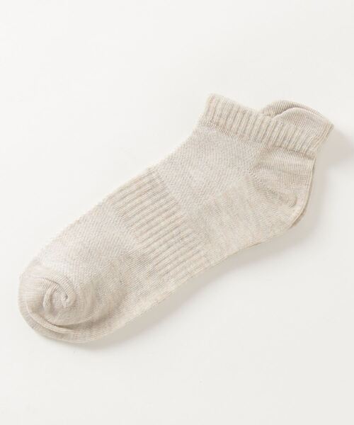 VIBGYOR Women（ヴィブジョー　ウィメン）の「VIBGYOR Select/ レディース ツーカラー ショート　ソックス (TK)（ソックス/靴下・レディース・ホワイト/チャコールグレー/ブラック/ベージュ/ブラウン/グレー/オフホワイト/ブルー/グリーン/キナリ/イエロー・FREE）」の4枚目の写真