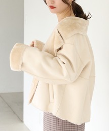 one after another NICE CLAUP | ムートンライダース(ライダースジャケット)