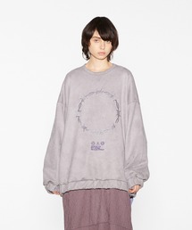 SHAREEF | "BARBED WIRE" MICRO SUEDE SWEAT(スウェット)