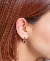 sunny branch | 【ステンレス 18mmフープピアス】(ピアス(両耳用))