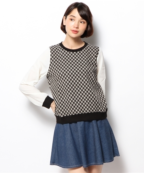 WHO'S WHO gallery（フーズフーギャラリー）の「【期間限定セール】【DIGITAL PARTY】CS Sweat（スウェット・レディース・ネイビー/ブラウン/グリーン/オフホワイト/レッド/ブラック・FREE）」の2枚目の写真