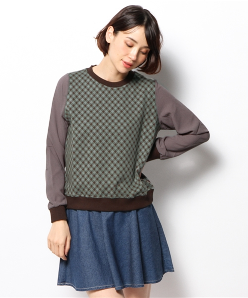 WHO'S WHO gallery（フーズフーギャラリー）の「【期間限定セール】【DIGITAL PARTY】CS Sweat（スウェット・レディース・ネイビー/ブラウン/グリーン/オフホワイト/レッド/ブラック・FREE）」の5枚目の写真