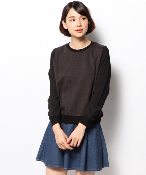 WHO'S WHO gallery（フーズフーギャラリー）の「【期間限定セール】【DIGITAL PARTY】CS Sweat（スウェット・レディース・ネイビー/ブラウン/グリーン/オフホワイト/レッド/ブラック・FREE）」の3枚目の写真