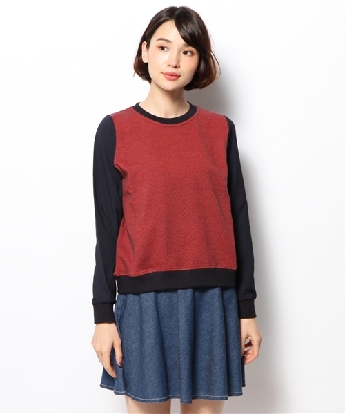 WHO'S WHO gallery（フーズフーギャラリー）の「【期間限定セール】【DIGITAL PARTY】CS Sweat（スウェット・レディース・ネイビー/ブラウン/グリーン/オフホワイト/レッド/ブラック・FREE）」の7枚目の写真