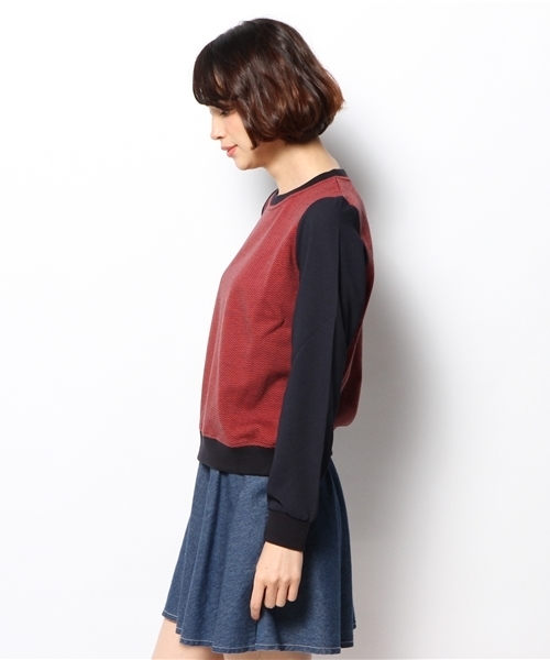 WHO'S WHO gallery（フーズフーギャラリー）の「【期間限定セール】【DIGITAL PARTY】CS Sweat（スウェット・レディース・ネイビー/ブラウン/グリーン/オフホワイト/レッド/ブラック・FREE）」の8枚目の写真