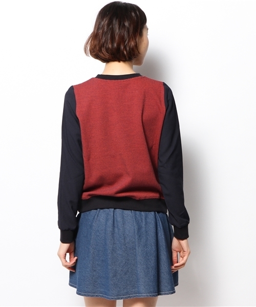 WHO'S WHO gallery（フーズフーギャラリー）の「【期間限定セール】【DIGITAL PARTY】CS Sweat（スウェット・レディース・ネイビー/ブラウン/グリーン/オフホワイト/レッド/ブラック・FREE）」の9枚目の写真