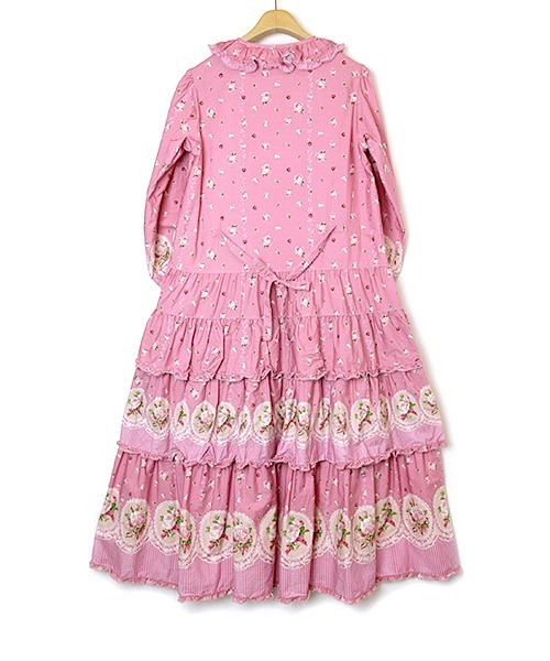 ピンクハウス ローズガーデナー ワンピース PINK HOUSE - 【美品】ピンクハウス PINKHOUSEローズガーデナー