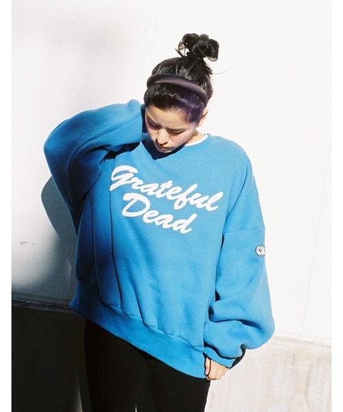 X Dead Sunny Sunny Bite スウェット Print Little Bite リトルサニーバイト のファッション Sunny Sunny Top スウェット Little Grateful Sweat