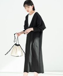 Aunt Marie's | 【2021ss / new arrival】深Vネックスウェットワンピ / AUNT MARIE'S(ワンピース)