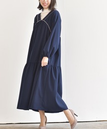 rps | パイピング配色ワンピース(ワンピース)