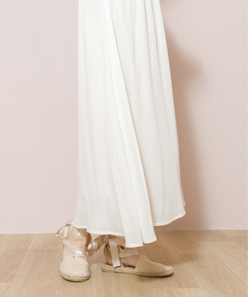 flower（フラワー）の「レースペタルワンピース（ワンピース・レディース・ホワイト/ブラウン/ベージュ/ブルー・FREE）」の10枚目の写真