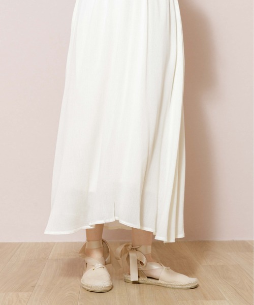 flower（フラワー）の「レースペタルワンピース（ワンピース・レディース・ホワイト/ブラウン/ベージュ/ブルー・FREE）」の11枚目の写真