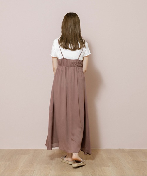 flower（フラワー）の「レースペタルワンピース（ワンピース・レディース・ホワイト/ブラウン/ベージュ/ブルー・FREE）」の13枚目の写真