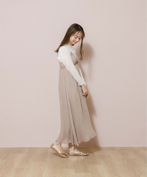 flower（フラワー）の「レースペタルワンピース（ワンピース・レディース・ホワイト/ブラウン/ベージュ/ブルー・FREE）」の17枚目の写真