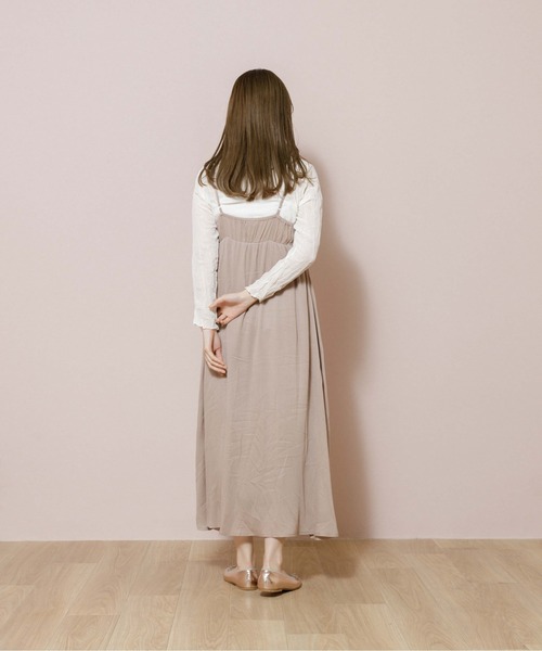 flower（フラワー）の「レースペタルワンピース（ワンピース・レディース・ホワイト/ブラウン/ベージュ/ブルー・FREE）」の18枚目の写真