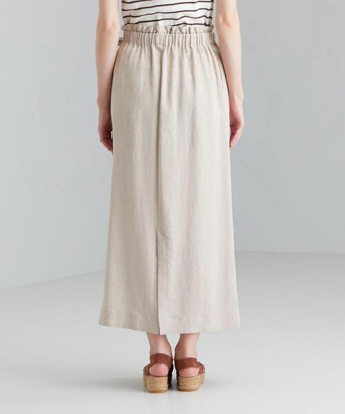 green label relaxing(グリーンレーベルリラクシング)の「CFC Li/Ry ドロスト タイト スカート(スカート・レディース・ブラック/オレンジ/ナチュラル/ケリー・38/36)」の7枚目の写真