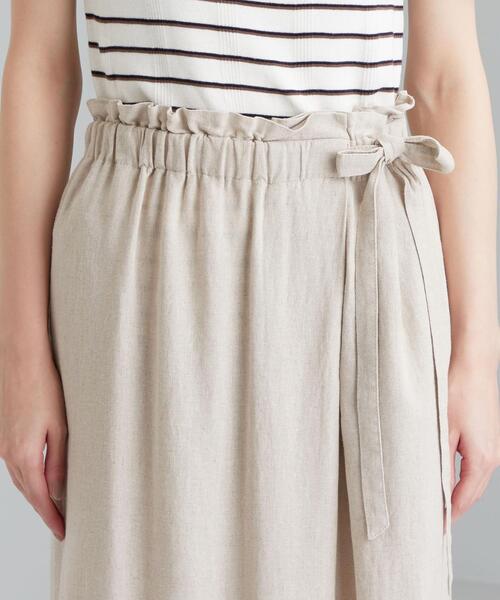 green label relaxing(グリーンレーベルリラクシング)の「CFC Li/Ry ドロスト タイト スカート(スカート・レディース・ブラック/オレンジ/ナチュラル/ケリー・38/36)」の8枚目の写真