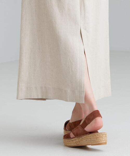 green label relaxing(グリーンレーベルリラクシング)の「CFC Li/Ry ドロスト タイト スカート(スカート・レディース・ブラック/オレンジ/ナチュラル/ケリー・38/36)」の11枚目の写真