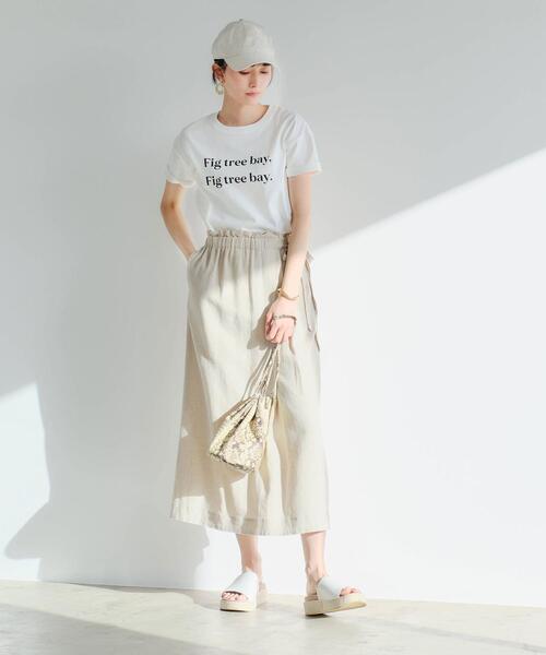 green label relaxing(グリーンレーベルリラクシング)の「CFC Li/Ry ドロスト タイト スカート(スカート・レディース・ブラック/オレンジ/ナチュラル/ケリー・38/36)」の20枚目の写真