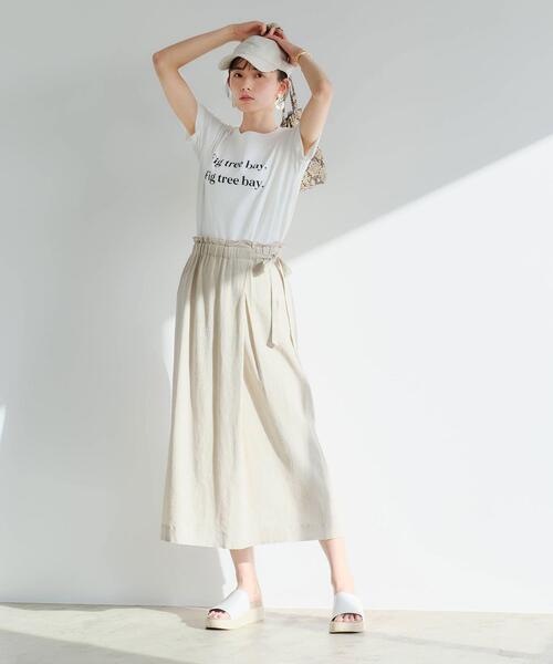 green label relaxing(グリーンレーベルリラクシング)の「CFC Li/Ry ドロスト タイト スカート(スカート・レディース・ブラック/オレンジ/ナチュラル/ケリー・38/36)」の21枚目の写真