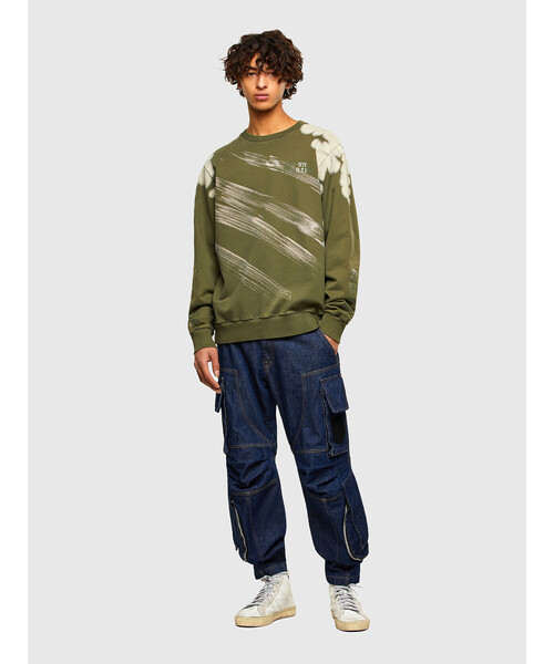 DIESEL スウェット　トレーナー 大人気＊ DIESEL F-ARAP トレーナー 4色 送料・関税込み (DIESEL