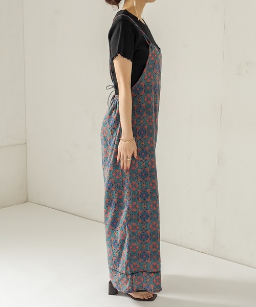 CAPRICIEUX LE'MAGE(カプリシューレマージュ)の「メキシカン柄サロペット(サロペット/オーバーオール・レディース・チャコールグレー/イエロー・FREE)」の22枚目の写真