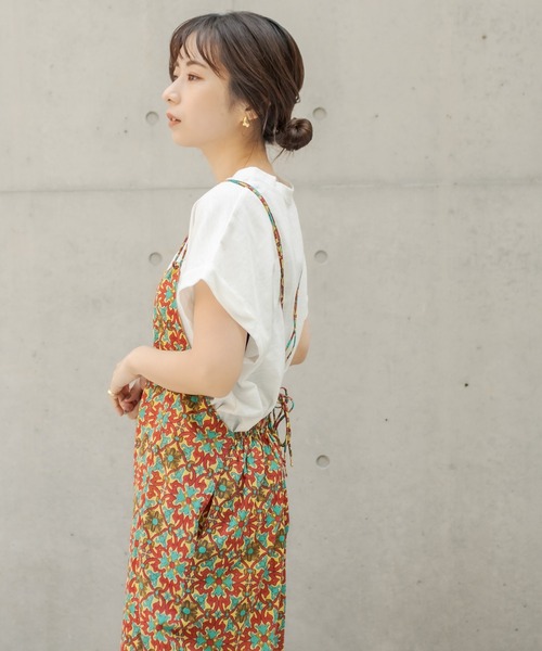 CAPRICIEUX LE'MAGE(カプリシューレマージュ)の「メキシカン柄サロペット(サロペット/オーバーオール・レディース・チャコールグレー/イエロー・FREE)」の21枚目の写真