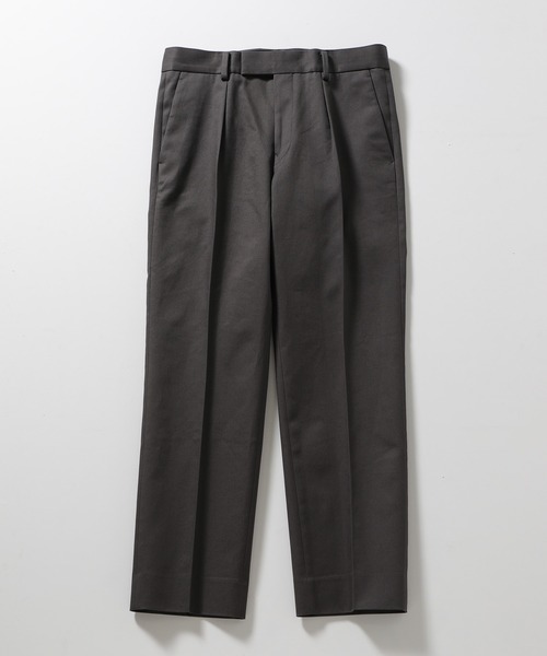 WILD LIFE TAILOR Adam et Rope'（ワイルドテーラーアダムエロペ　）の「【WILD LIFE TAILOR】FINXコットン インタックトラウザーズ（その他パンツ・メンズ・チャコールグレー/ベージュ・S/M/L）」の10枚目の写真