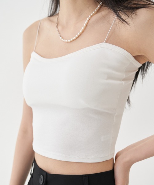 FEKETE（フェケテ）の「FEKETE BRA CAMISOLE（キャミソール・レディース・ベージュ/ホワイト/ブラック・FREE）」の16枚目の写真