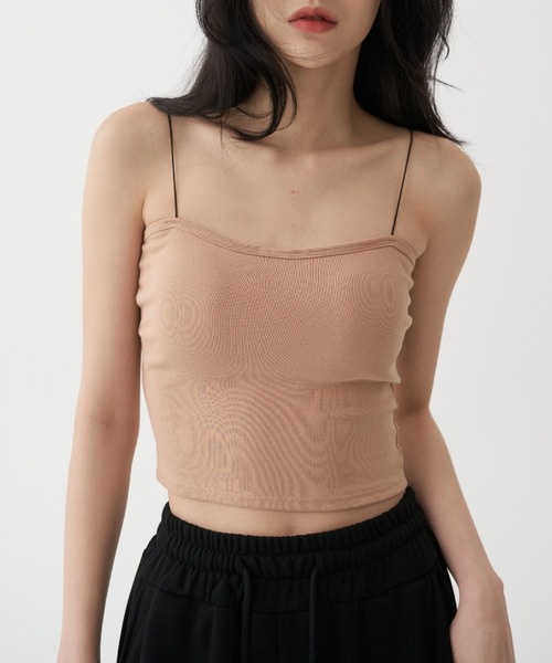 FEKETE（フェケテ）の「FEKETE BRA CAMISOLE（キャミソール・レディース・ベージュ/ホワイト/ブラック・FREE）」の5枚目の写真