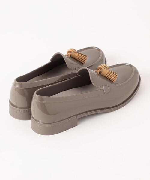 THE STATION STORE（ザ ステーション ストア）の「＜TEMPERATE＞●タッセル ローファー レインシューズ（レインシューズ・レディース・グレー/ナチュラル・38/39/37）」の6枚目の写真