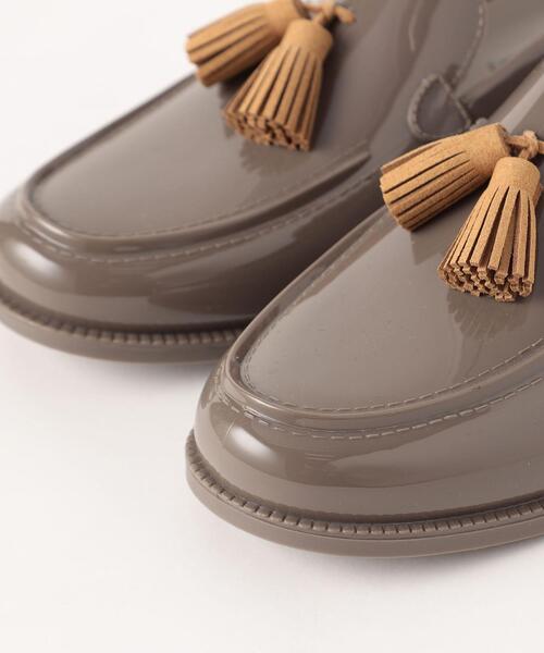 THE STATION STORE（ザ ステーション ストア）の「＜TEMPERATE＞●タッセル ローファー レインシューズ（レインシューズ・レディース・グレー/ナチュラル・38/39/37）」の3枚目の写真