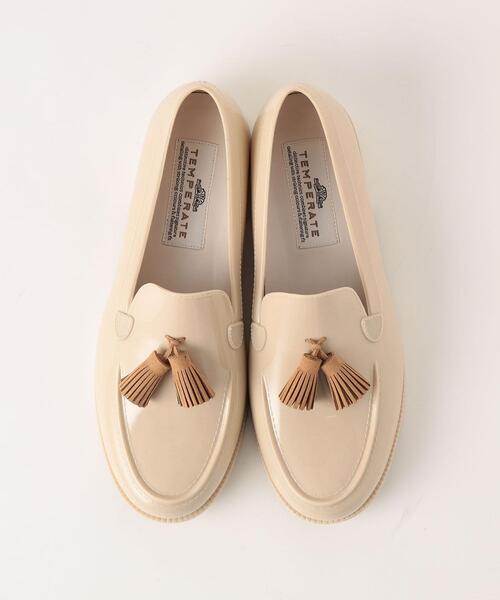 THE STATION STORE（ザ ステーション ストア）の「＜TEMPERATE＞●タッセル ローファー レインシューズ（レインシューズ・レディース・グレー/ナチュラル・38/39/37）」の10枚目の写真