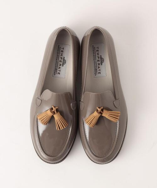 THE STATION STORE（ザ ステーション ストア）の「＜TEMPERATE＞●タッセル ローファー レインシューズ（レインシューズ・レディース・グレー/ナチュラル・38/39/37）」の5枚目の写真