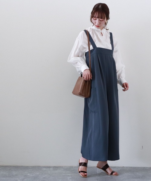 archives(アルシーヴ)の「【限定item】フリルネックシアーブラウス(シャツ/ブラウス・レディース・オフホワイト/ブルー/ブラック・MEDIUM)」の4枚目の写真
