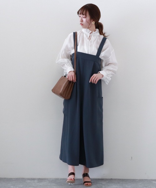 archives(アルシーヴ)の「【限定item】フリルネックシアーブラウス(シャツ/ブラウス・レディース・オフホワイト/ブルー/ブラック・MEDIUM)」の17枚目の写真
