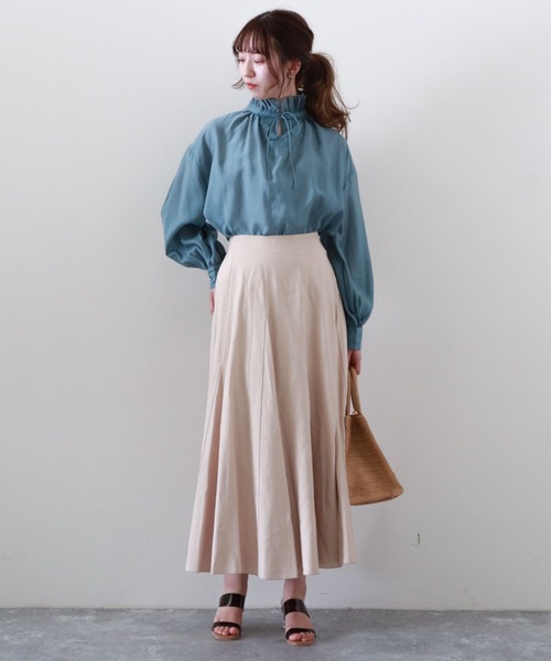 archives(アルシーヴ)の「【限定item】フリルネックシアーブラウス(シャツ/ブラウス・レディース・オフホワイト/ブルー/ブラック・MEDIUM)」の11枚目の写真
