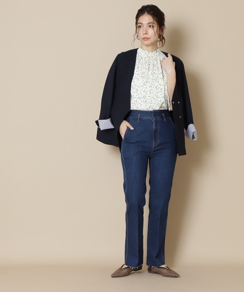 N.（N. Natural Beauty Basic）（エヌエヌナチュラルビューティーベーシック）の「◆前後２ＷＡＹフレンチスリーブブラウス（シャツ/ブラウス・レディース・ホワイト系その他/ブラック系その他/ベージュ/ミント・MEDIUM）」の10枚目の写真