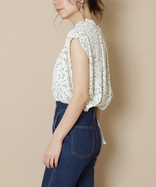 N.（N. Natural Beauty Basic）（エヌエヌナチュラルビューティーベーシック）の「◆前後２ＷＡＹフレンチスリーブブラウス（シャツ/ブラウス・レディース・ホワイト系その他/ブラック系その他/ベージュ/ミント・MEDIUM）」の18枚目の写真