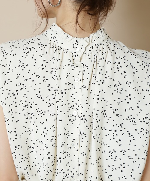 N.（N. Natural Beauty Basic）（エヌエヌナチュラルビューティーベーシック）の「◆前後２ＷＡＹフレンチスリーブブラウス（シャツ/ブラウス・レディース・ホワイト系その他/ブラック系その他/ベージュ/ミント・MEDIUM）」の16枚目の写真