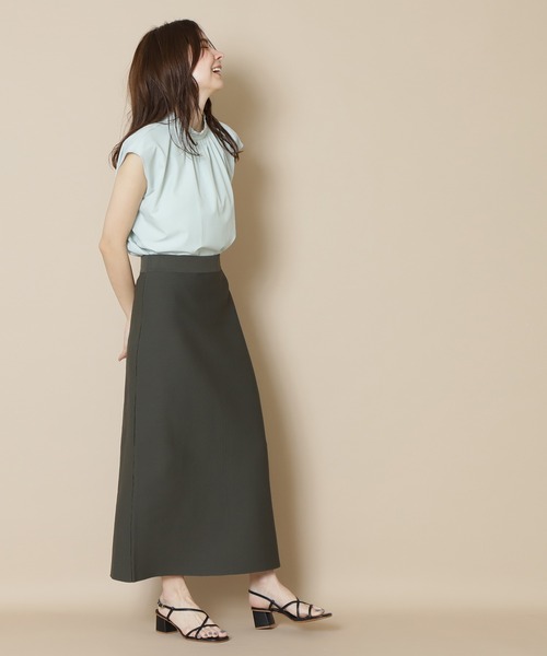 N.（N. Natural Beauty Basic）（エヌエヌナチュラルビューティーベーシック）の「◆前後２ＷＡＹフレンチスリーブブラウス（シャツ/ブラウス・レディース・ホワイト系その他/ブラック系その他/ベージュ/ミント・MEDIUM）」の11枚目の写真