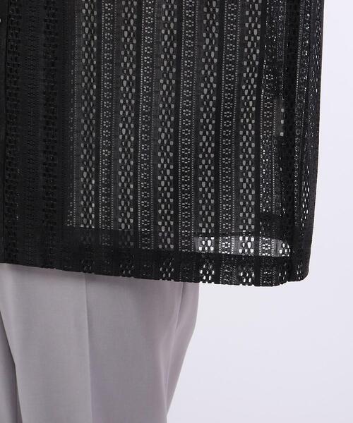 tk.TAKEO KIKUCHI（ティーケータケオキクチ）の「◆バーチカルレース半袖シャツ（ユニセックスアイテム）（シャツ/ブラウス・メンズ・ホワイト系4/ブラック系3・88/66）」の22枚目の写真